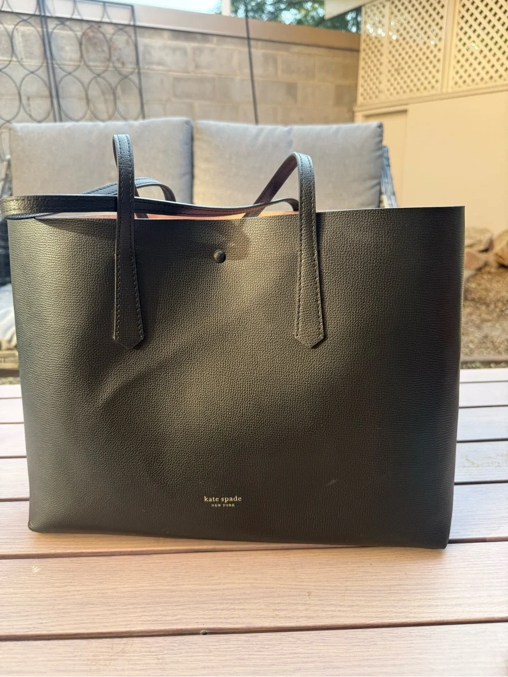 Kate Spade Black Molly Large Tote